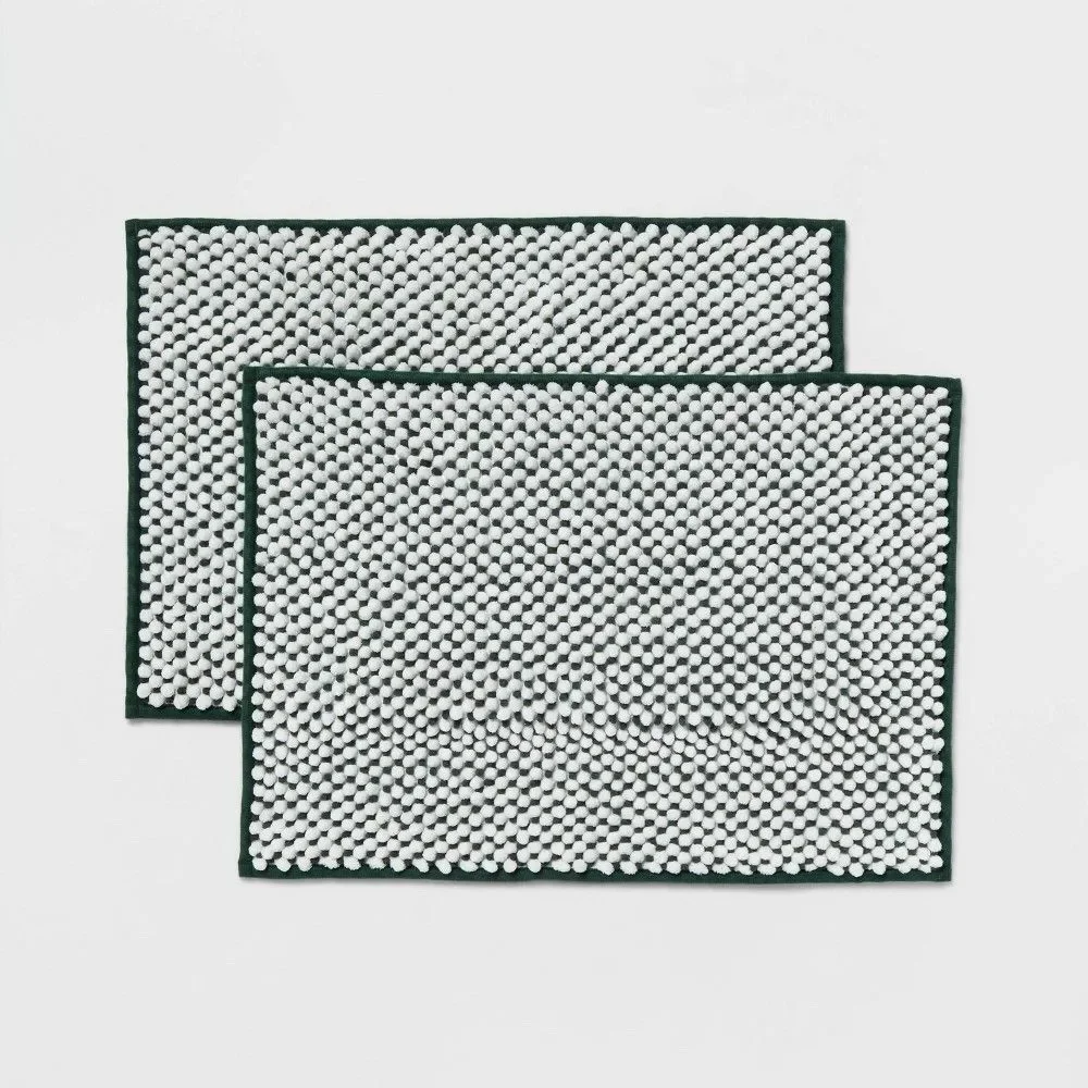 Room Essentials Chenille Bath Rugs 2-Pk 17
